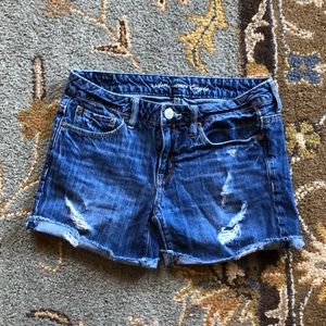 AE Distressed Jean Shorts